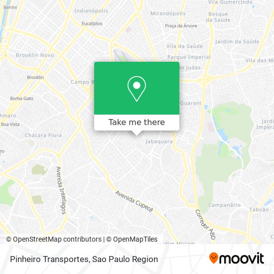 Pinheiro Transportes map