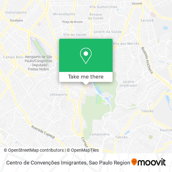 Centro de Convenções Imigrantes map