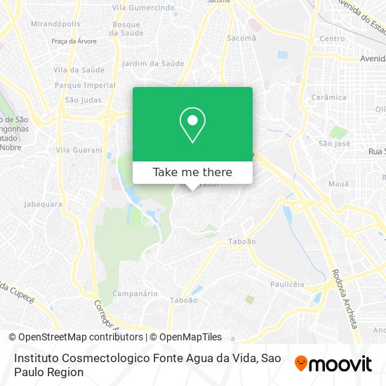 Instituto Cosmectologico Fonte Agua da Vida map