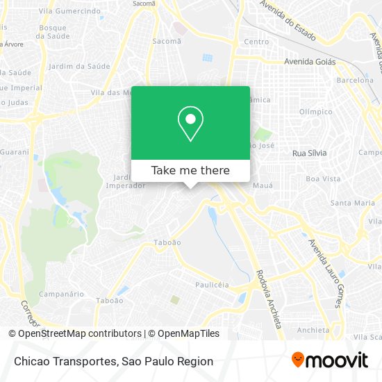 Chicao Transportes map