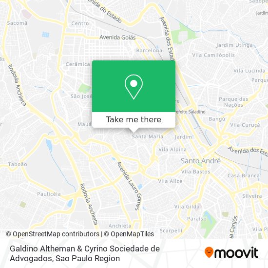 Galdino Altheman & Cyrino Sociedade de Advogados map