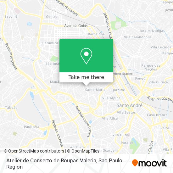 Atelier de Conserto de Roupas Valeria map