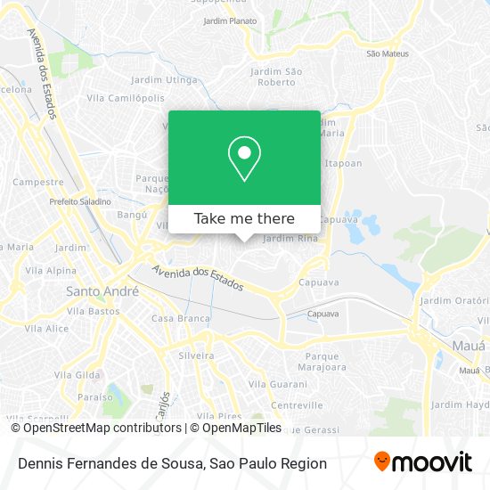 Dennis Fernandes de Sousa map