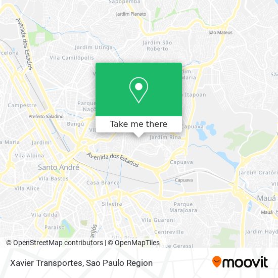 Xavier Transportes map