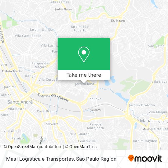 Mapa Masf Logistica e Transportes