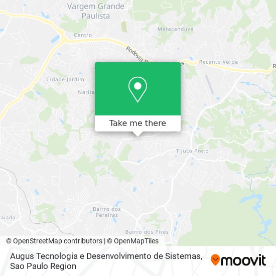 Mapa Augus Tecnologia e Desenvolvimento de Sistemas