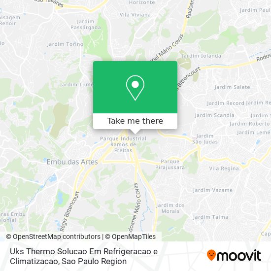 Mapa Uks Thermo Solucao Em Refrigeracao e Climatizacao