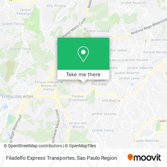 Filadelfo Express Transportes map