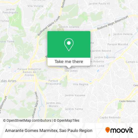 Amarante Gomes Marmitex map