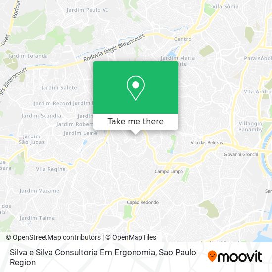 Silva e Silva Consultoria Em Ergonomia map