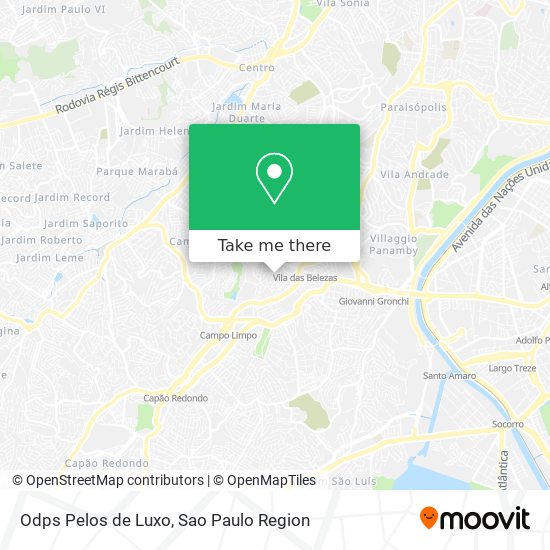 Odps Pelos de Luxo map