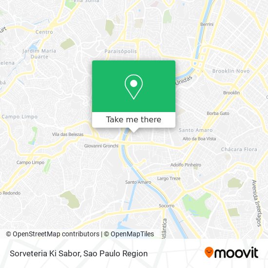 Sorveteria Ki Sabor map