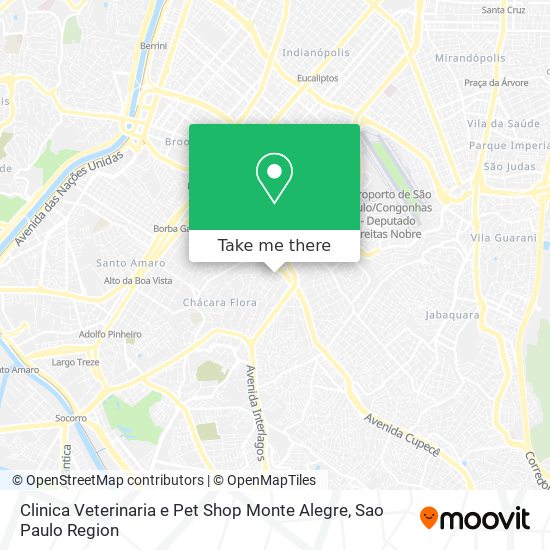 Clinica Veterinaria e Pet Shop Monte Alegre map