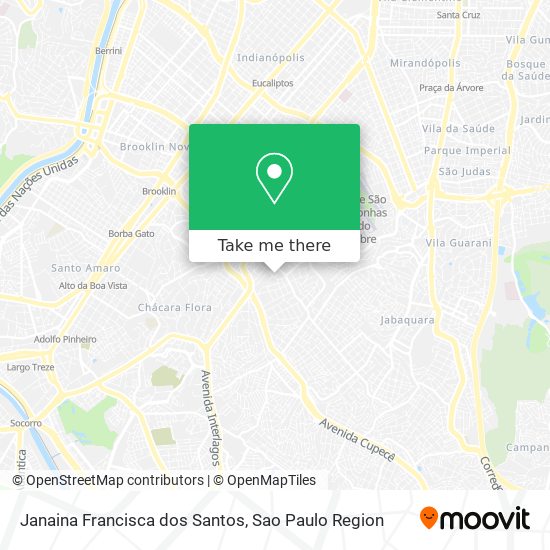 Janaina Francisca dos Santos map