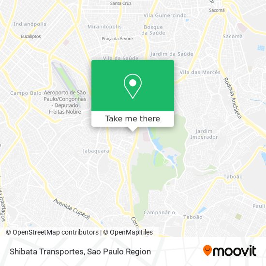 Shibata Transportes map