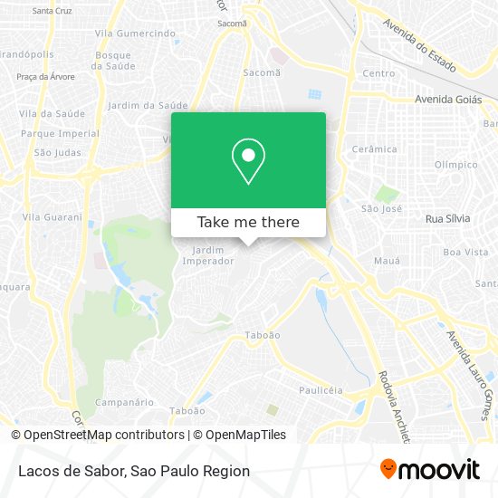 Lacos de Sabor map