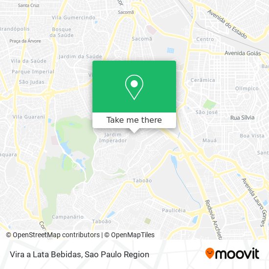 Vira a Lata Bebidas map