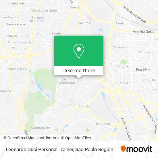 Leonardo Duci Personal Trainer map