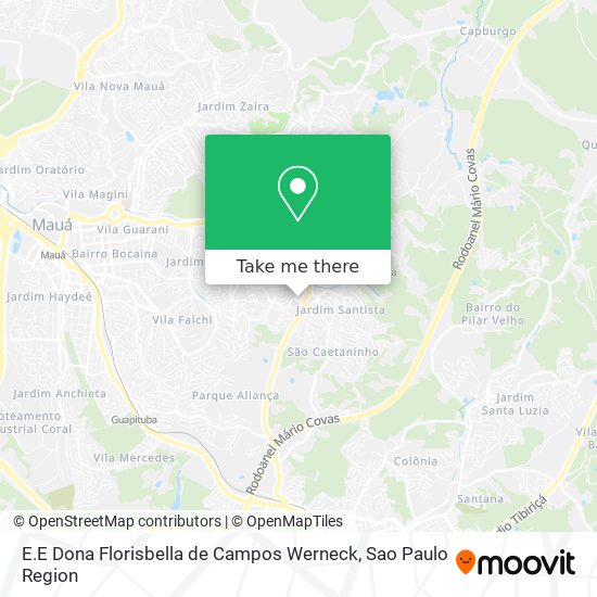 Mapa E.E Dona Florisbella de Campos Werneck