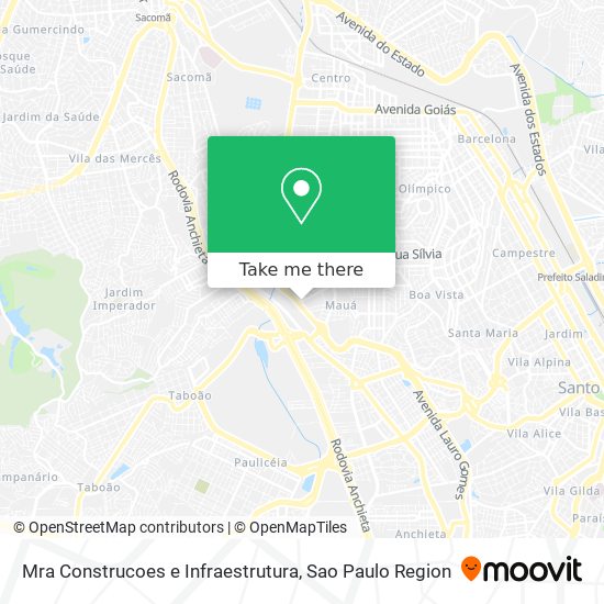 Mapa Mra Construcoes e Infraestrutura