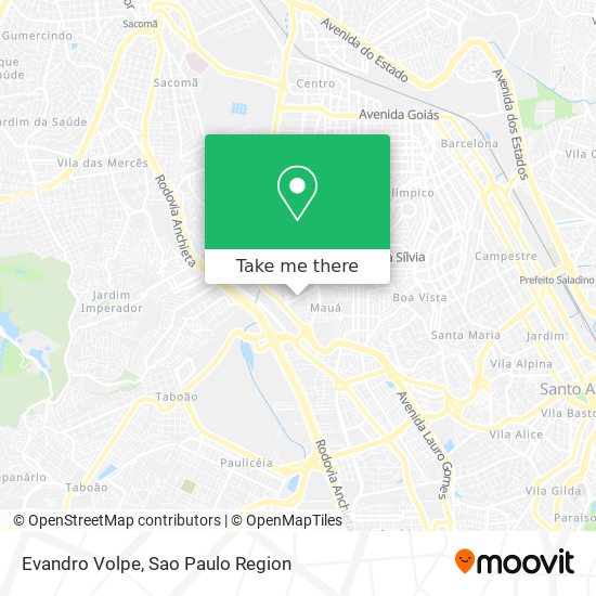 Evandro Volpe map