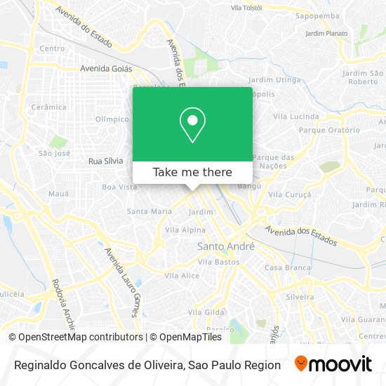 Reginaldo Goncalves de Oliveira map