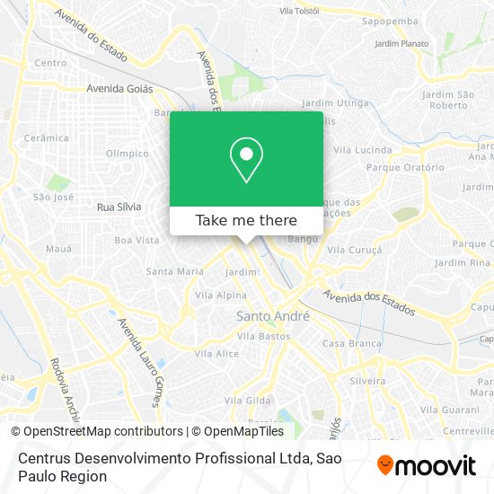 Centrus Desenvolvimento Profissional Ltda map