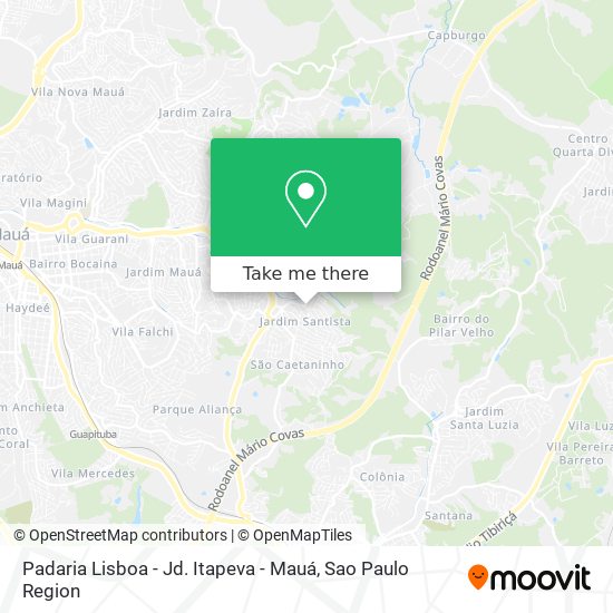 Padaria Lisboa - Jd. Itapeva - Mauá map