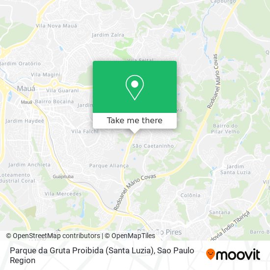 Parque da Gruta Proibida (Santa Luzia) map
