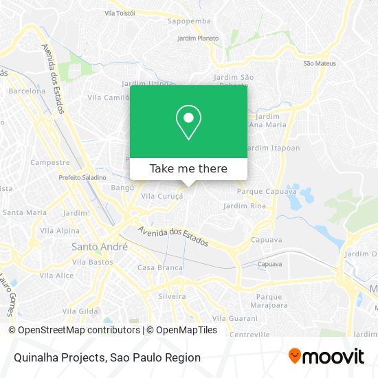 Quinalha Projects map