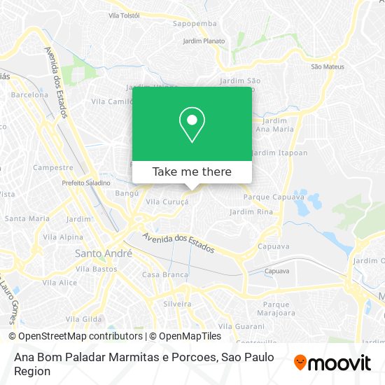 Ana Bom Paladar Marmitas e Porcoes map