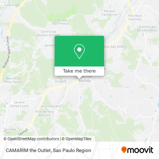 CAMARIM the Outlet map