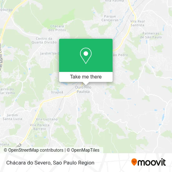 Chácara do Severo map