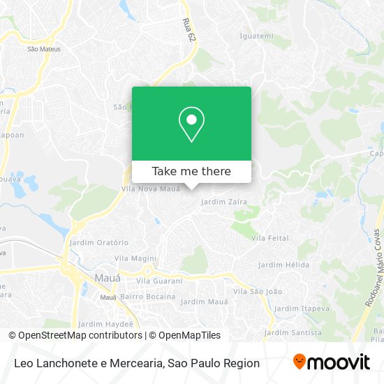 Leo Lanchonete e Mercearia map