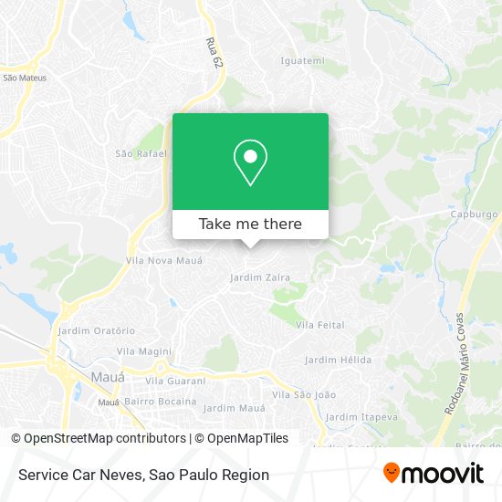 Mapa Service Car Neves