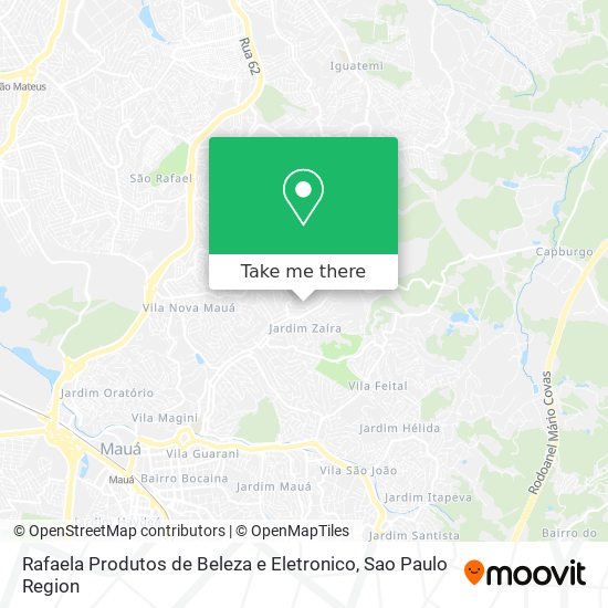 Rafaela Produtos de Beleza e Eletronico map