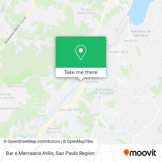 Mapa Bar e Mercearia Atilio