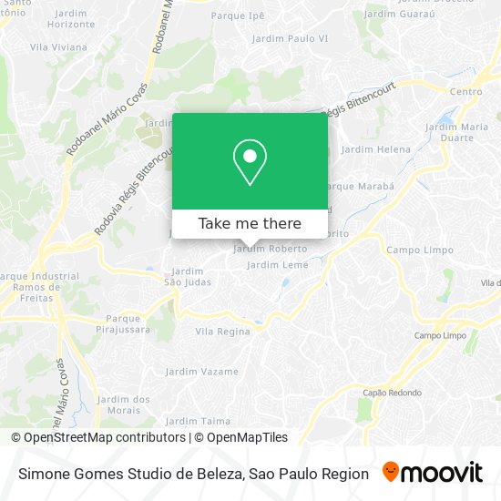 Simone Gomes Studio de Beleza map