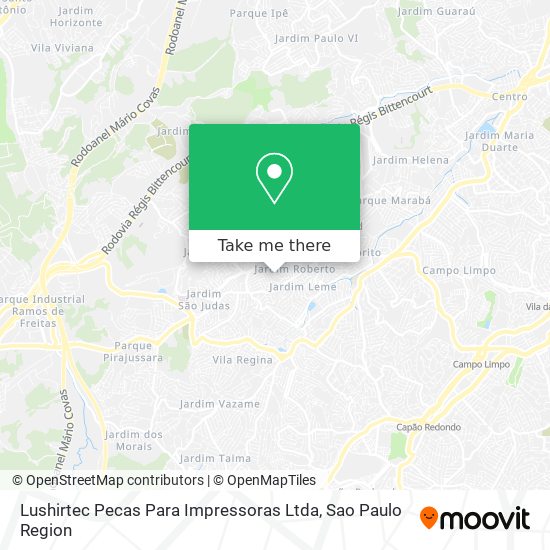 Mapa Lushirtec Pecas Para Impressoras Ltda