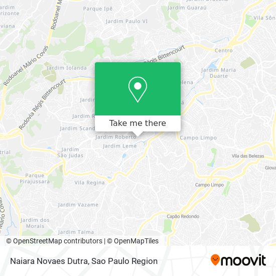 Naiara Novaes Dutra map