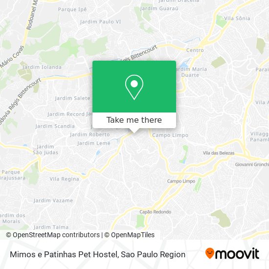 Mimos e Patinhas Pet Hostel map