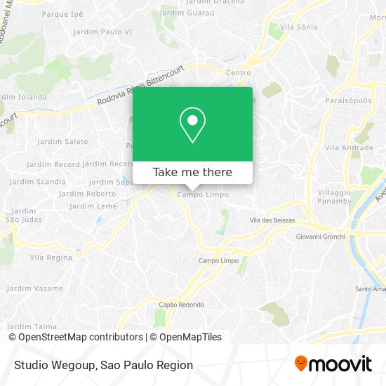 Mapa Studio Wegoup