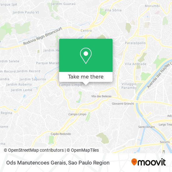 Ods Manutencoes Gerais map