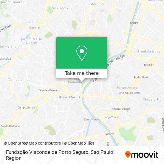 Fundação Visconde de Porto Seguro map