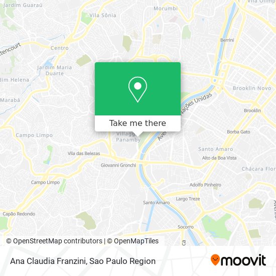 Ana Claudia Franzini map