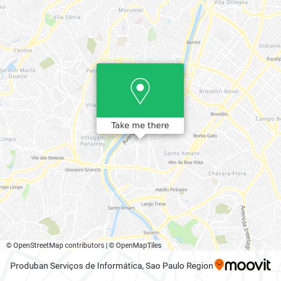 Produban Serviços de Informática map
