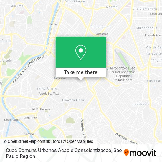 Cuac Comuns Urbanos Acao e Conscientizacao map