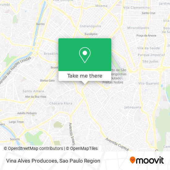 Mapa Vina Alves Producoes