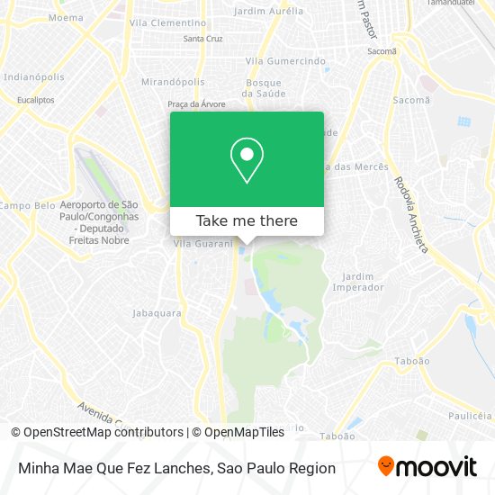 Mapa Minha Mae Que Fez Lanches