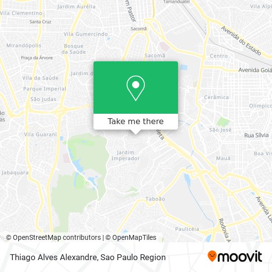 Thiago Alves Alexandre map